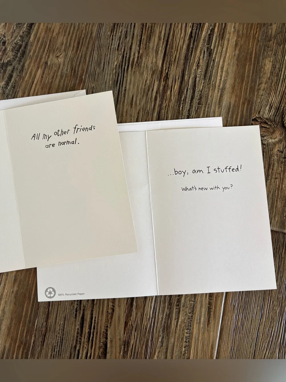 NOS Lot of 8 Greeting Cards w/Envelopes 90s Y2K Friendship Quirky Love Humor